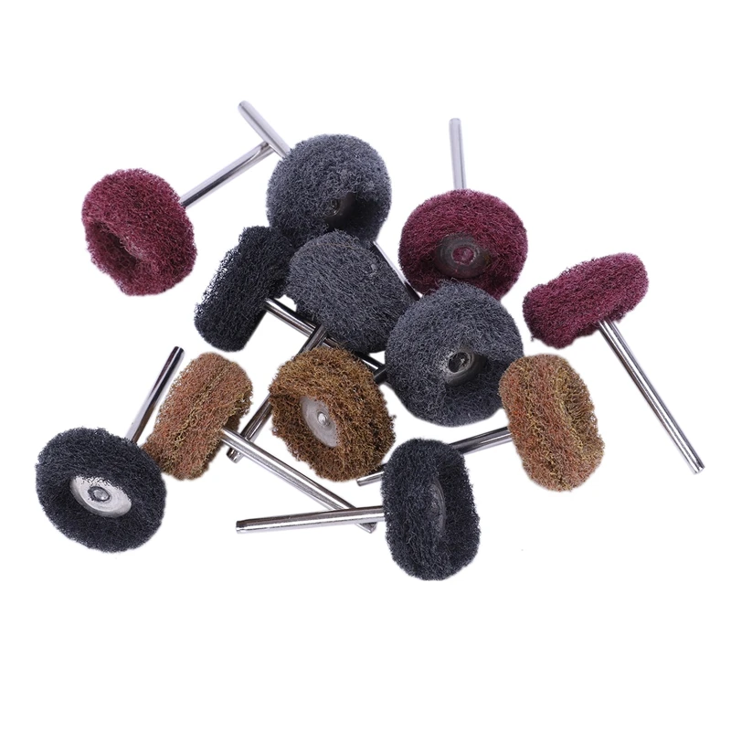 12 pcs Polishing Sanding Polish Wheel Buffer Abrasive Brush Head for Dremel Rotary
12 pcs Polishing Sanding Polish Wheel Buffer Abrasive Brush Head for Dremel Rotary