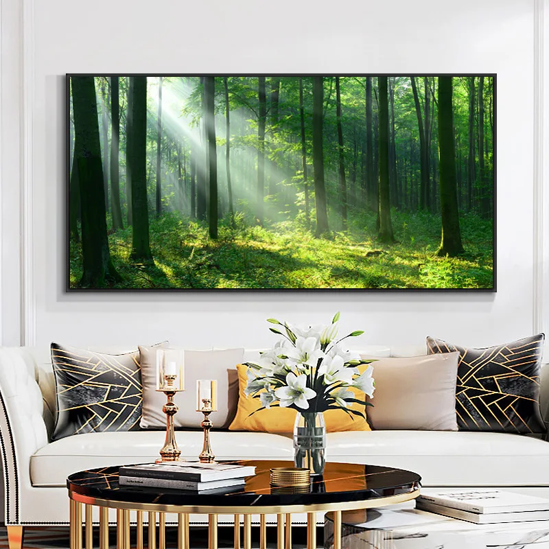 Nature Sunshine Canvas Painting Green Tree Poster Forest Landscape Wall Art Pictures for Home Decor Scandinavian Prints Cuadros
Nature Sunshine Canvas Painting Green Tree Poster Forest Landscape Wall Art Pictures for Home Decor Scandinavian Prints Cuadros