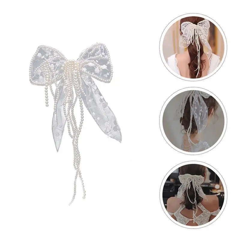 1Pc Headwear Bowknot Creative Wedding Headdress Hair Pin Wedding Bridal Veil for Female
1Pc Headwear Bowknot Creative Wedding Headdress Hair Pin Wedding Bridal Veil for Female
