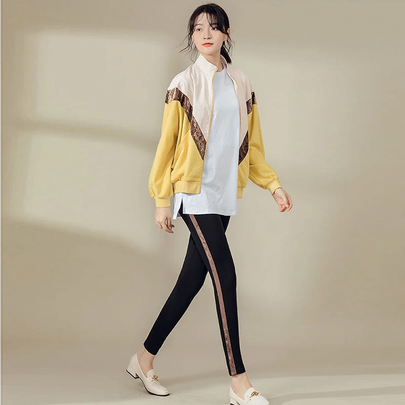 2020 spring new casual sportswear suit women's cardigan loose fashion sweater three-piece suit
2020 spring new casual sportswear suit women's cardigan loose fashion sweater three-piece suit