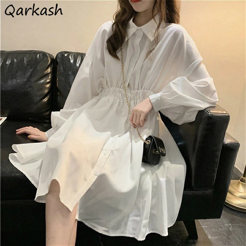 Vintage Dress Women Long Sleeve Chic Simple Popular Ins Mujer Vestidos Lantern Sleeve Trendy Popular Lovely Girls Sundress 2021
Vintage Dress Women Long Sleeve Chic Simple Popular Ins Mujer Vestidos Lantern Sleeve Trendy Popular Lovely Girls Sundress 2021