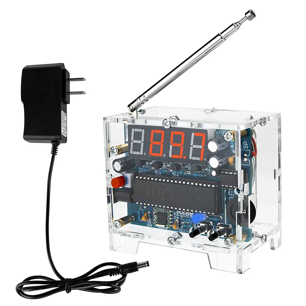 TEA5767 DIY Radio Kit Electronic Digital FM Radio 76MHz-108MHz Build Soldering Electronic Project With Power-Saving Function
TEA5767 DIY Radio Kit Electronic Digital FM Radio 76MHz-108MHz Build Soldering Electronic Project With Power-Saving Function