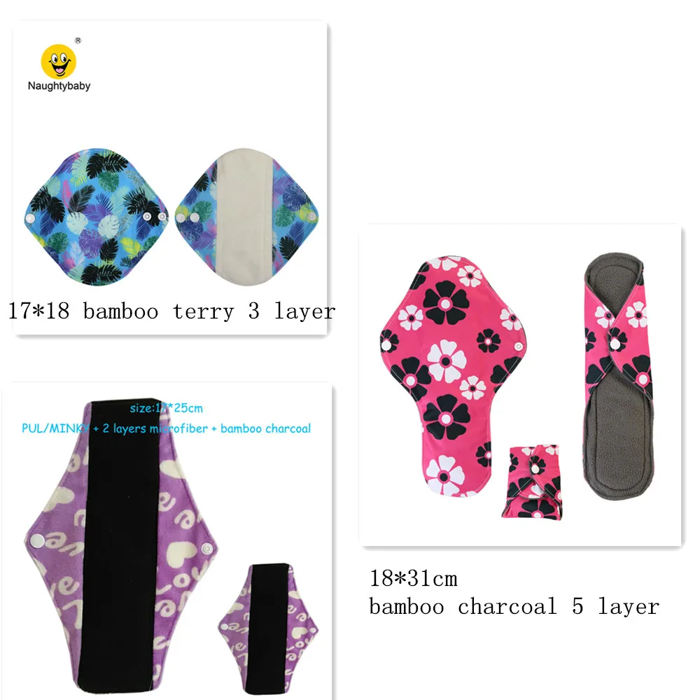 Reusable Bamboo Charcoal Sanitary Pads Regular Flow pads Health Menstrual Cloth Pads(small +middle + big ) sanitary pads 300pcs
Reusable Bamboo Charcoal Sanitary Pads Regular Flow pads Health Menstrual Cloth Pads(small +middle + big ) sanitary pads 300pcs
