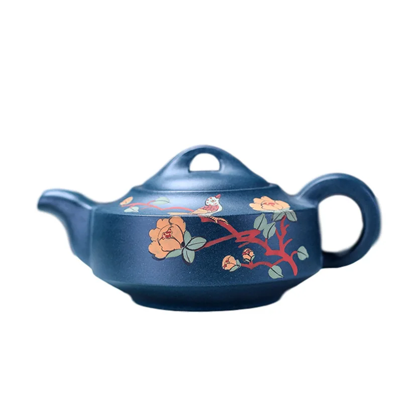 Yixing tea pots Hand Painted Flowers and birds Purple Clay Teapot Handmade beauty kettle Raw ore Azure mud Tea set 220ml
Yixing tea pots Hand Painted Flowers and birds Purple Clay Teapot Handmade beauty kettle Raw ore Azure mud Tea set 220ml