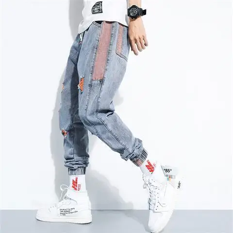 Holed 9-point jeans men's new summer Leggings fashion brand loose Leggings Korean fashion 9-point pants fashion
Holed 9-point jeans men's new summer Leggings fashion brand loose Leggings Korean fashion 9-point pants fashion