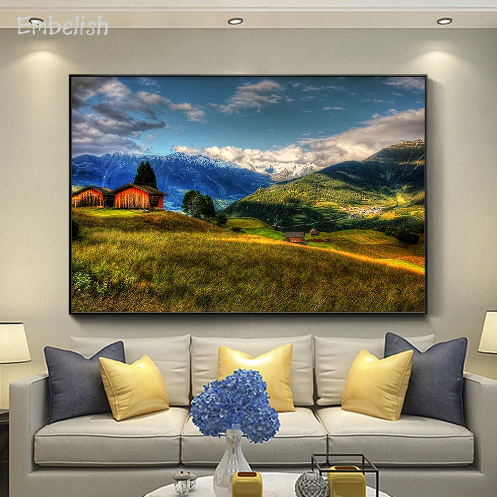 1 Pieces Blue Sky Sunrise Countryside Landscape Modern Home Decor Pictures For Living Room Wall Art Posters HD Canvas Paintings
1 Pieces Blue Sky Sunrise Countryside Landscape Modern Home Decor Pictures For Living Room Wall Art Posters HD Canvas Paintings