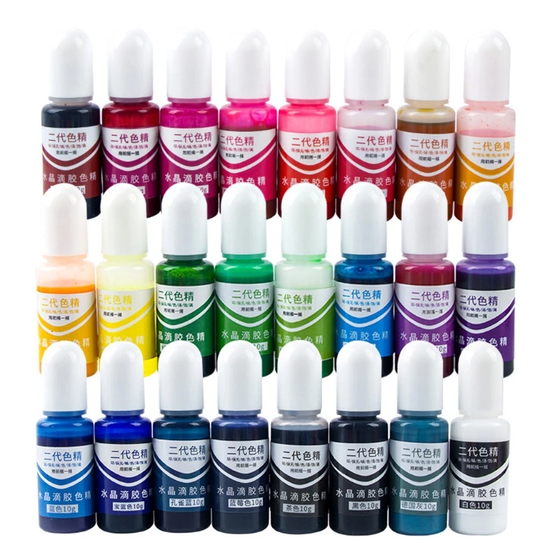Crystal Epoxy Pigment UV Resin Dye DIY Art Crafts Jewelry Colorant Set 24 Colors
Crystal Epoxy Pigment UV Resin Dye DIY Art Crafts Jewelry Colorant Set 24 Colors