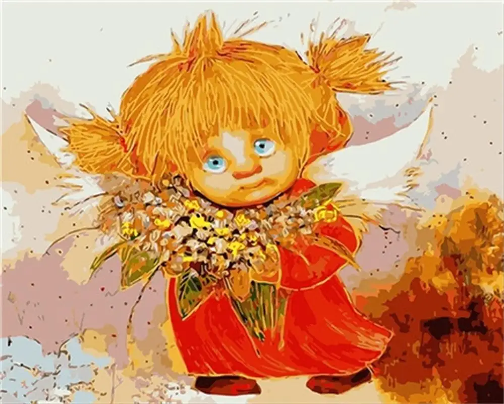 DIY Painting By Numbers Of Sunshine Angel Portrait Picture Canvas Colouring Handpainted Oil Paint Unique Gift Home Decor Art
DIY Painting By Numbers Of Sunshine Angel Portrait Picture Canvas Colouring Handpainted Oil Paint Unique Gift Home Decor Art