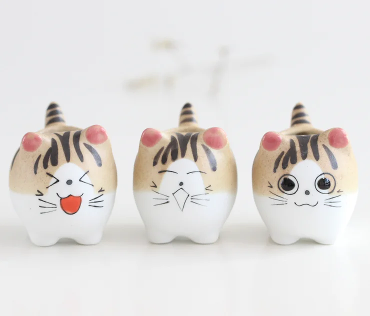 Cute Cat Flower Pots White Ceramic Cartoon Pastoral Succulent Planter Pot Home Office Garden Decoration
Cute Cat Flower Pots White Ceramic Cartoon Pastoral Succulent Planter Pot Home Office Garden Decoration