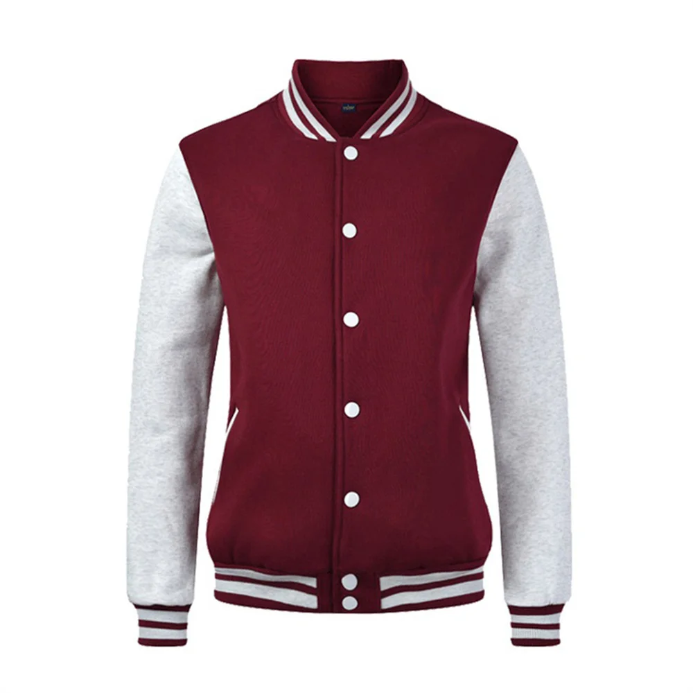 

SAZ Baseball Jacket Youth Rib Stand Collar Slim Men's and Women's Uniform Spring High Quality School Uniform Letterman