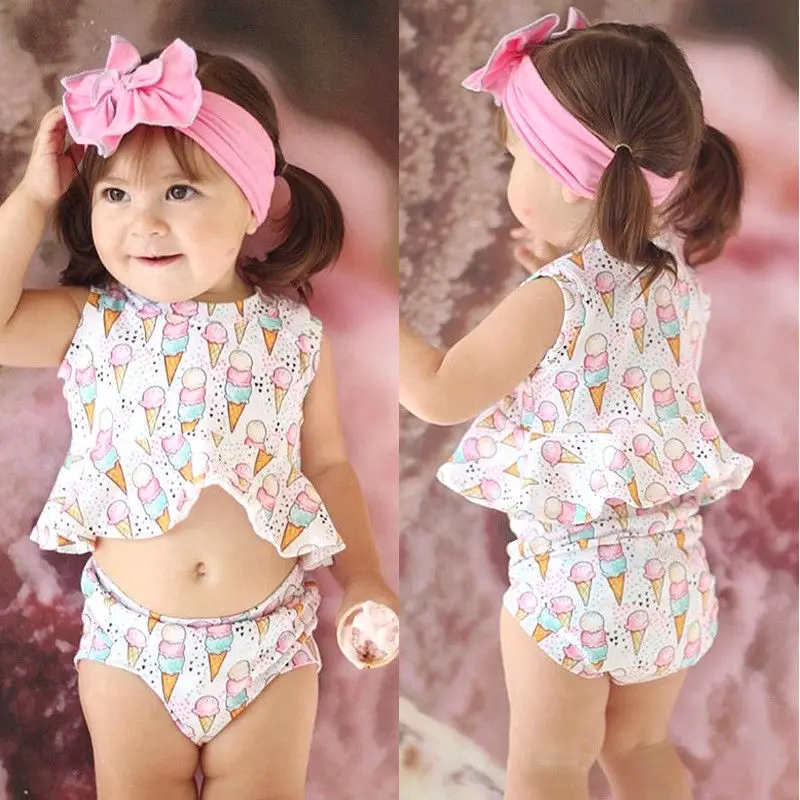 Baby Girls Ice Cream Printed Clothing Sets Vest Tops + Shorts Briefs + Headband 6-24M NewbornToddler Infant 3pcs Outfit Sets
Baby Girls Ice Cream Printed Clothing Sets Vest Tops + Shorts Briefs + Headband 6-24M NewbornToddler Infant 3pcs Outfit Sets