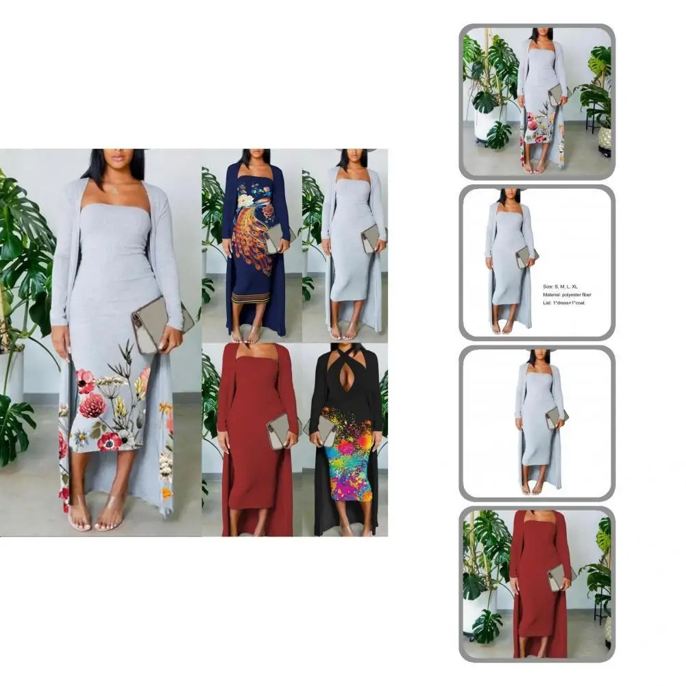 1 Set Women Outfit Printed Streetwear Temperament Long Commute Cardigan Top Dress Women Dress Set for Gathering
1 Set Women Outfit Printed Streetwear Temperament Long Commute Cardigan Top Dress Women Dress Set for Gathering