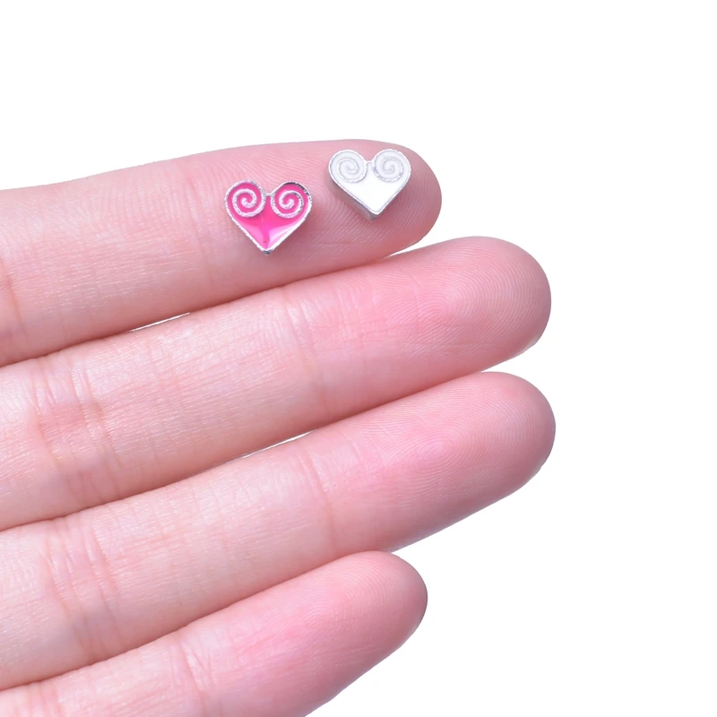20pcs Spiral Pattern Love Floating Charms For Jewelry Making Heart Charm Pendant Accessories White Rose Red DIY Materials Shofar
20pcs Spiral Pattern Love Floating Charms For Jewelry Making Heart Charm Pendant Accessories White Rose Red DIY Materials Shofar