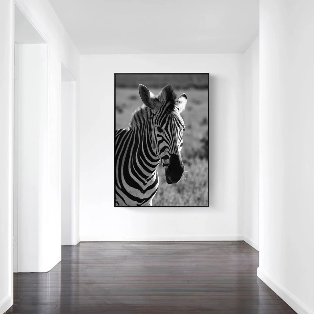 Animal black and white oil painting grassland zebra art painting living room corridor bar home decoration mural
Animal black and white oil painting grassland zebra art painting living room corridor bar home decoration mural