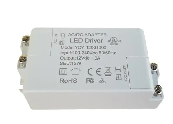 10 ps/lot HOT SALE DC 12V LED Power Supply CE UKCA 12V LED Driver 12W AC 240V to 12V Lighting Transformer Adapter for LED Lights
10 ps/lot HOT SALE DC 12V LED Power Supply CE UKCA 12V LED Driver 12W AC 240V to 12V Lighting Transformer Adapter for LED Lights