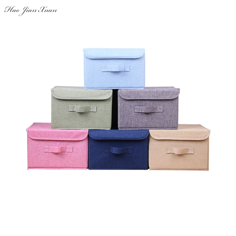 2020 New Cotton Linen Fabric Folding CD Storage Boxes Foldable Bins Toys Organizer With Lids Storage Basket Laundry Basket
2020 New Cotton Linen Fabric Folding CD Storage Boxes Foldable Bins Toys Organizer With Lids Storage Basket Laundry Basket