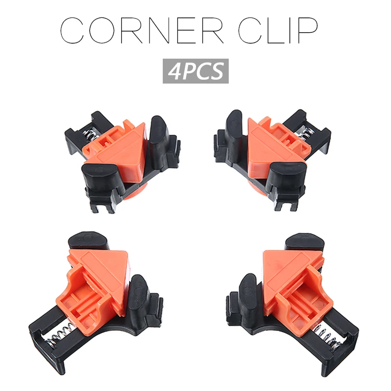4pcs 90 Degree Right Angle Clamp ABS Corner Clips Wood Frame Cabinet Corner Fixing Clips Clamp Holder Woodworking Hand Tools
4pcs 90 Degree Right Angle Clamp ABS Corner Clips Wood Frame Cabinet Corner Fixing Clips Clamp Holder Woodworking Hand Tools