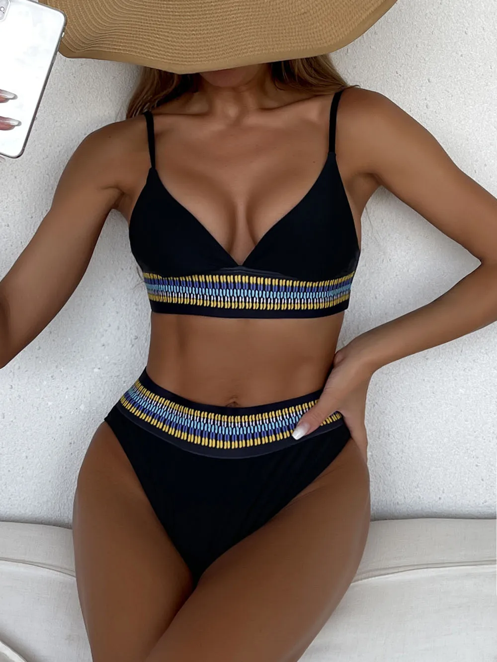 High Waist Bikinis 2022 New Swimsuits Push Up Swimwear Women Splicing Biquini Beachwear Sports Bathing Suits New
High Waist Bikinis 2022 New Swimsuits Push Up Swimwear Women Splicing Biquini Beachwear Sports Bathing Suits New