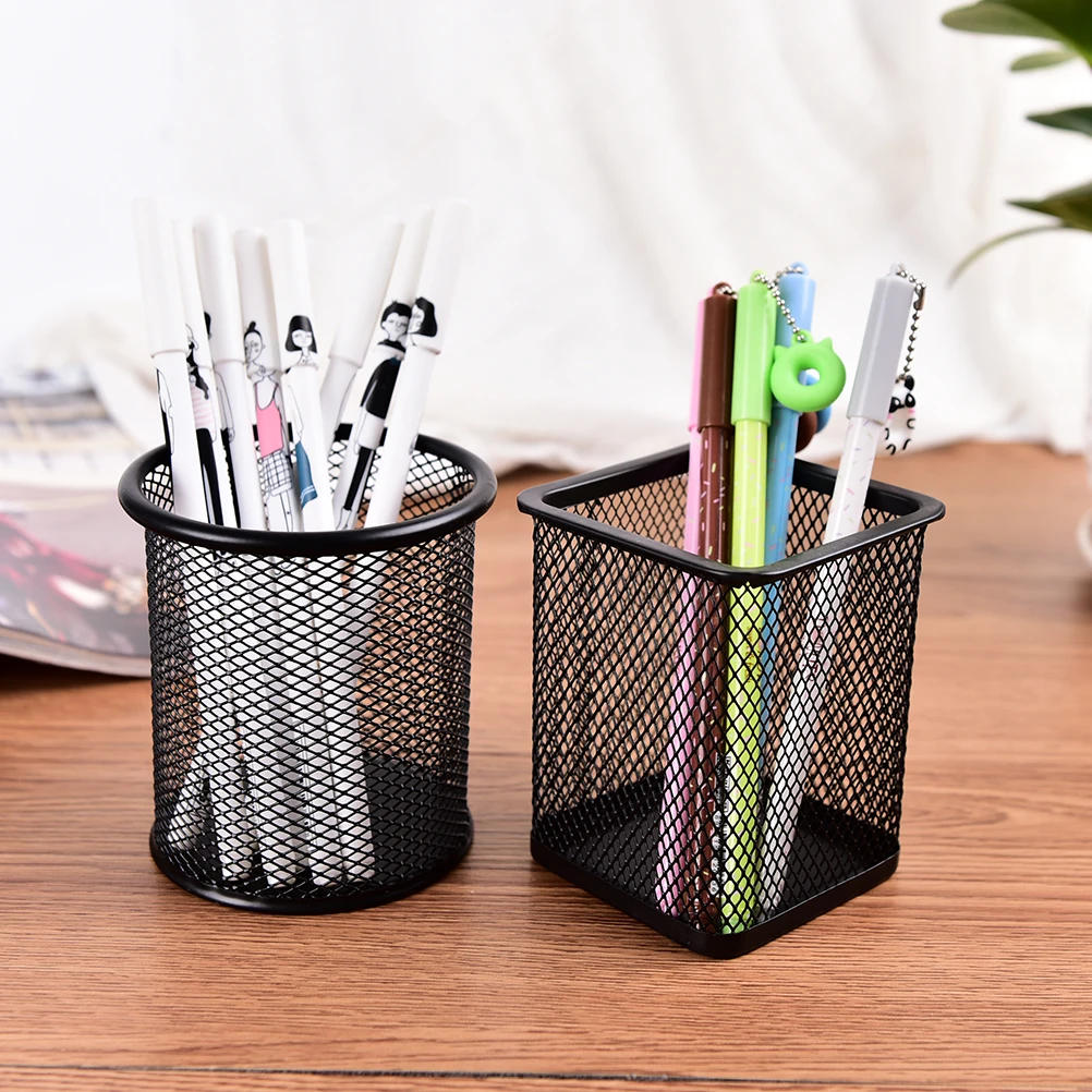 New 1Pc Black Metal Stand Mesh Style Pen Pencil Ruler Holder Desk Organizer Storage
New 1Pc Black Metal Stand Mesh Style Pen Pencil Ruler Holder Desk Organizer Storage
