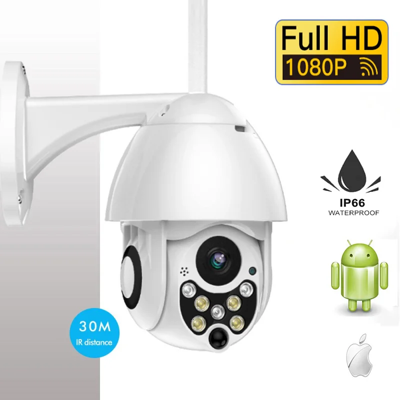 Neng IP камера 720P PTZ купольная наружная WiFi безопасности 4X цифровой зум двухсторонняя