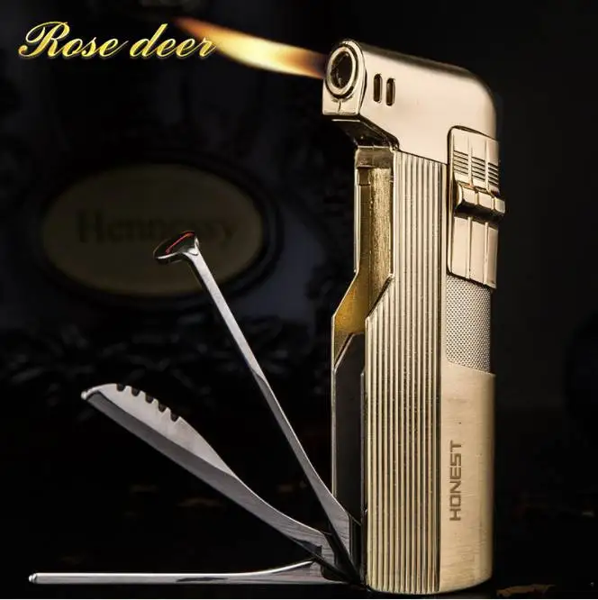 Classic Vintage Gas Lighter Ping Sound Inflatable Windproof Cigar Cigarettes For Man
Classic Vintage Gas Lighter Ping Sound Inflatable Windproof Cigar Cigarettes For Man