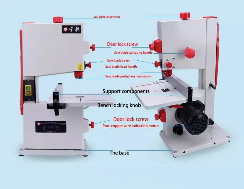 New 8-inch Woodworking Cutting Band Saw Machine Portable Band Saw Machine
New 8-inch Woodworking Cutting Band Saw Machine Portable Band Saw Machine