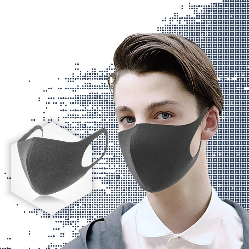 Фото Хлопковая маска для губ против дымки пыли моющиеся многоразовые - купить