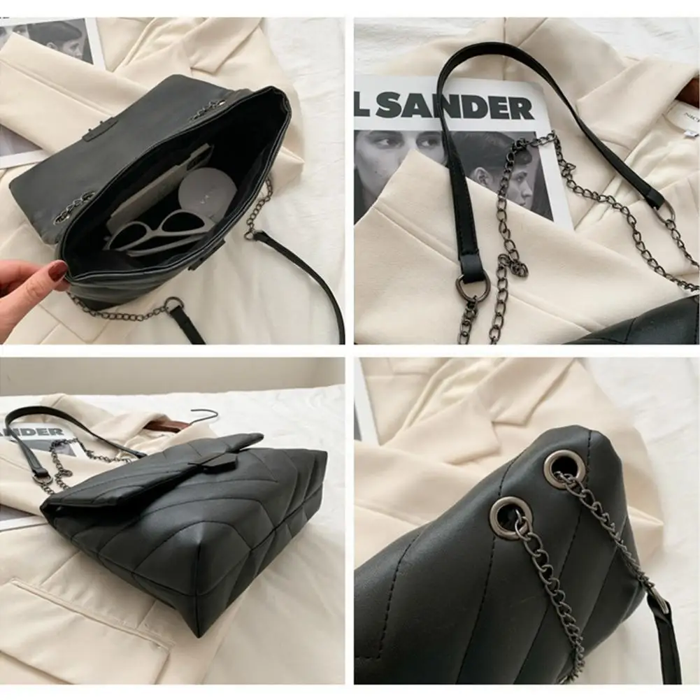 Women Shoulder Bag Solid Color thread wide bottom All-match Women Thread Small Square Bag Women's Handbags 2021 
Women Shoulder Bag Solid Color thread wide bottom All-match Women Thread Small Square Bag Women's Handbags 2021