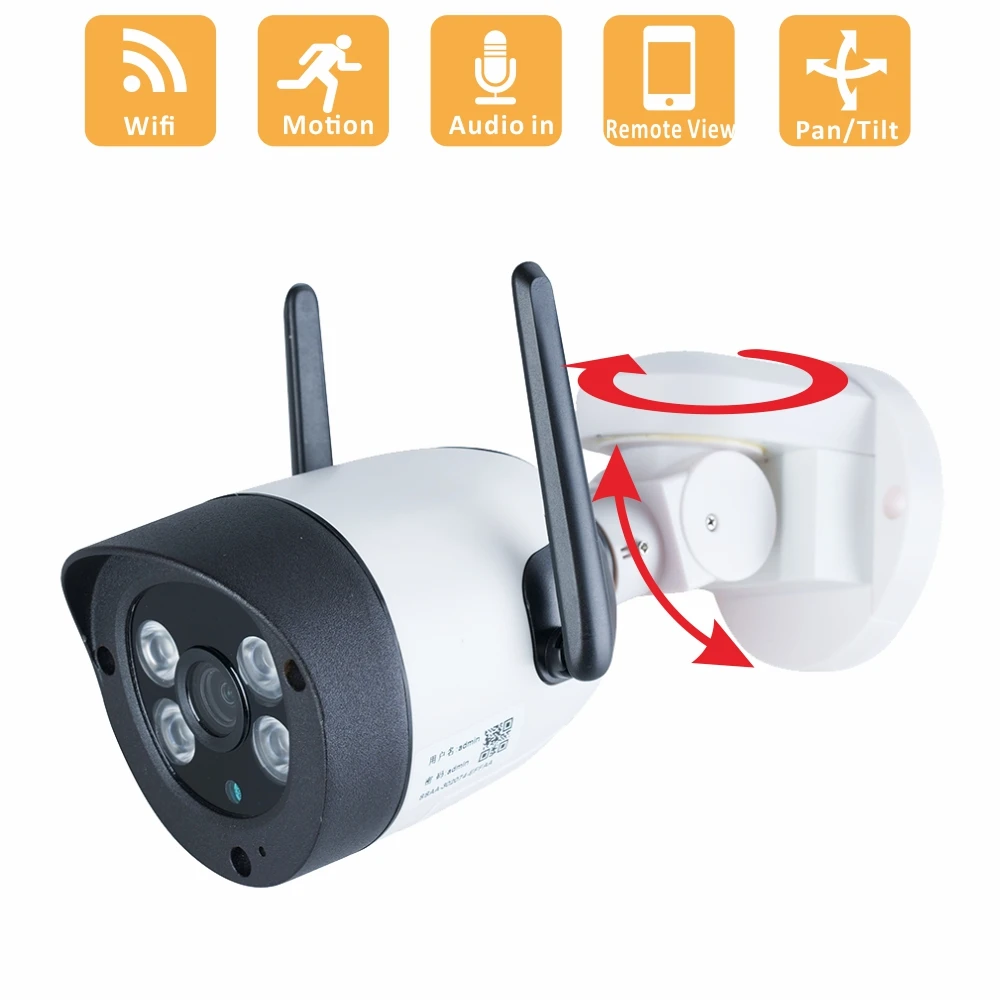 Wifi Surveillance PTZ Camera 1080P IP Outdoor Onvif Two Way Audio Security Home Cam Infrared Night Vision Human Detection TFCard
Wifi Surveillance PTZ Camera 1080P IP Outdoor Onvif Two Way Audio Security Home Cam Infrared Night Vision Human Detection TFCard
