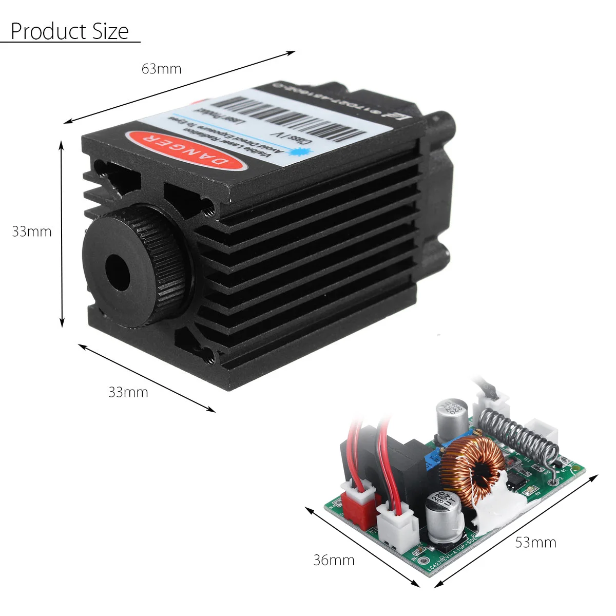2.5W 450nm Laser Head Module DIY Focusable High Power Blue TTL Cutting Carving CNC Goggles Engraving Machine Woodworking Parts
2.5W 450nm Laser Head Module DIY Focusable High Power Blue TTL Cutting Carving CNC Goggles Engraving Machine Woodworking Parts