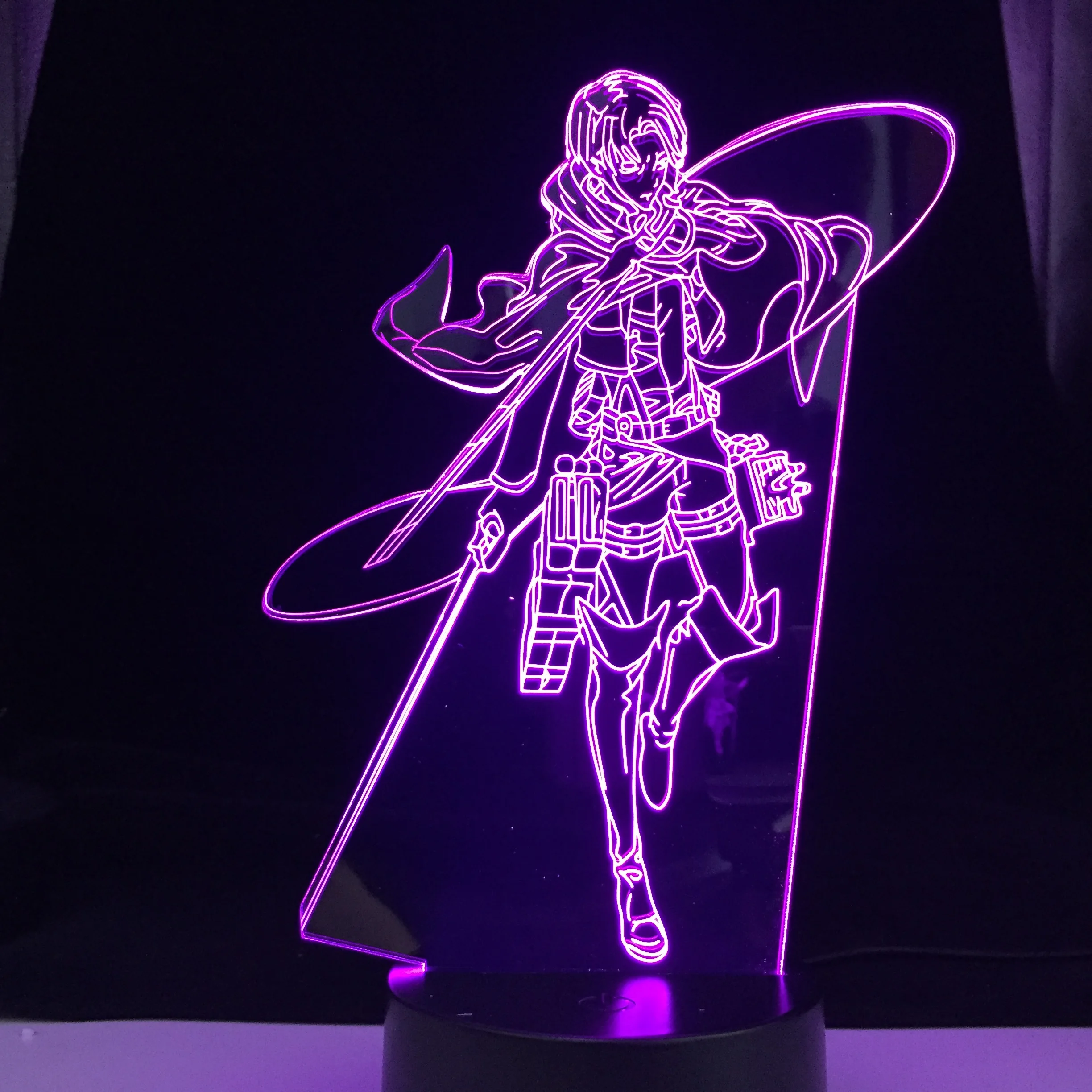 Attack on Titan Levi Ackerman light for Bedroom Decoration Kids Gift Attack on Titan LED Night Light Levi Anime 3d Lamp Dropship
Attack on Titan Levi Ackerman light for Bedroom Decoration Kids Gift Attack on Titan LED Night Light Levi Anime 3d Lamp Dropship