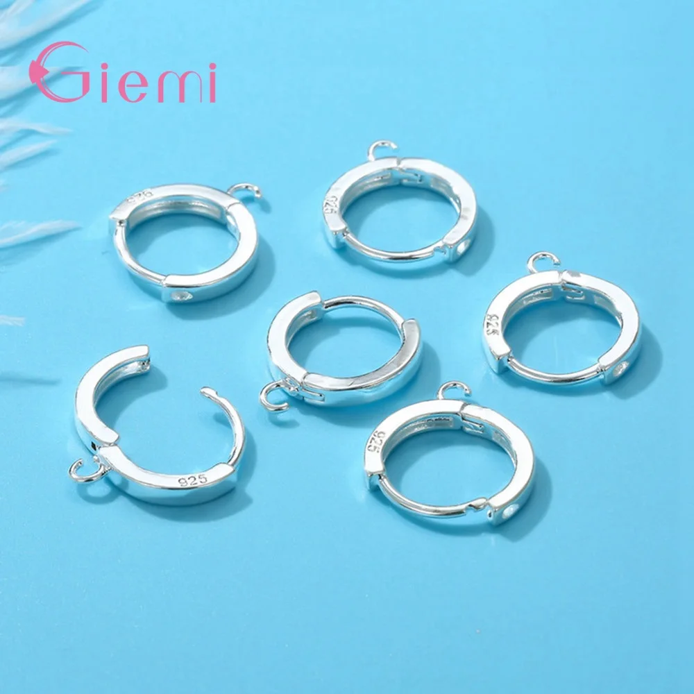 Hot Sale 925 Sterling Silver Earrings Accessories Fashion Simple DIY Making For Women Hoop Earings Jewelry Findings
Hot Sale 925 Sterling Silver Earrings Accessories Fashion Simple DIY Making For Women Hoop Earings Jewelry Findings