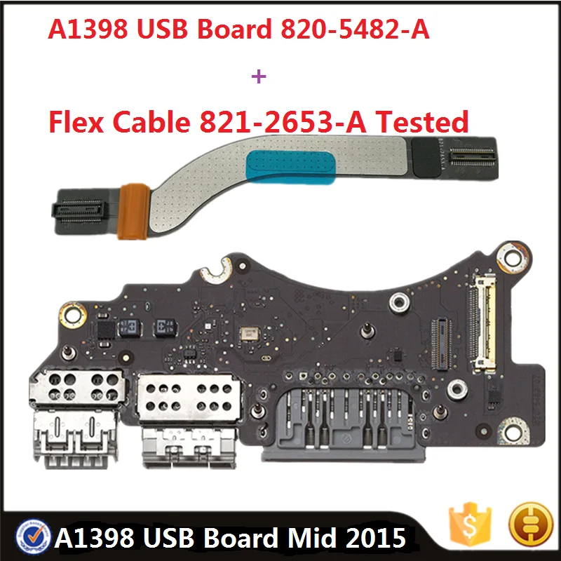 Оригинал 820-5482-A I/O HDMI SD кардридер для Macbook Pro Retina 15 "A1398 2015 USB плата с кабелем 821-2653-A Замена
Оригинал 820-5482-A I/O HDMI SD кардридер для Macbook Pro Retina 15 "A1398 2015 USB плата с кабелем 821-2653-A Замена