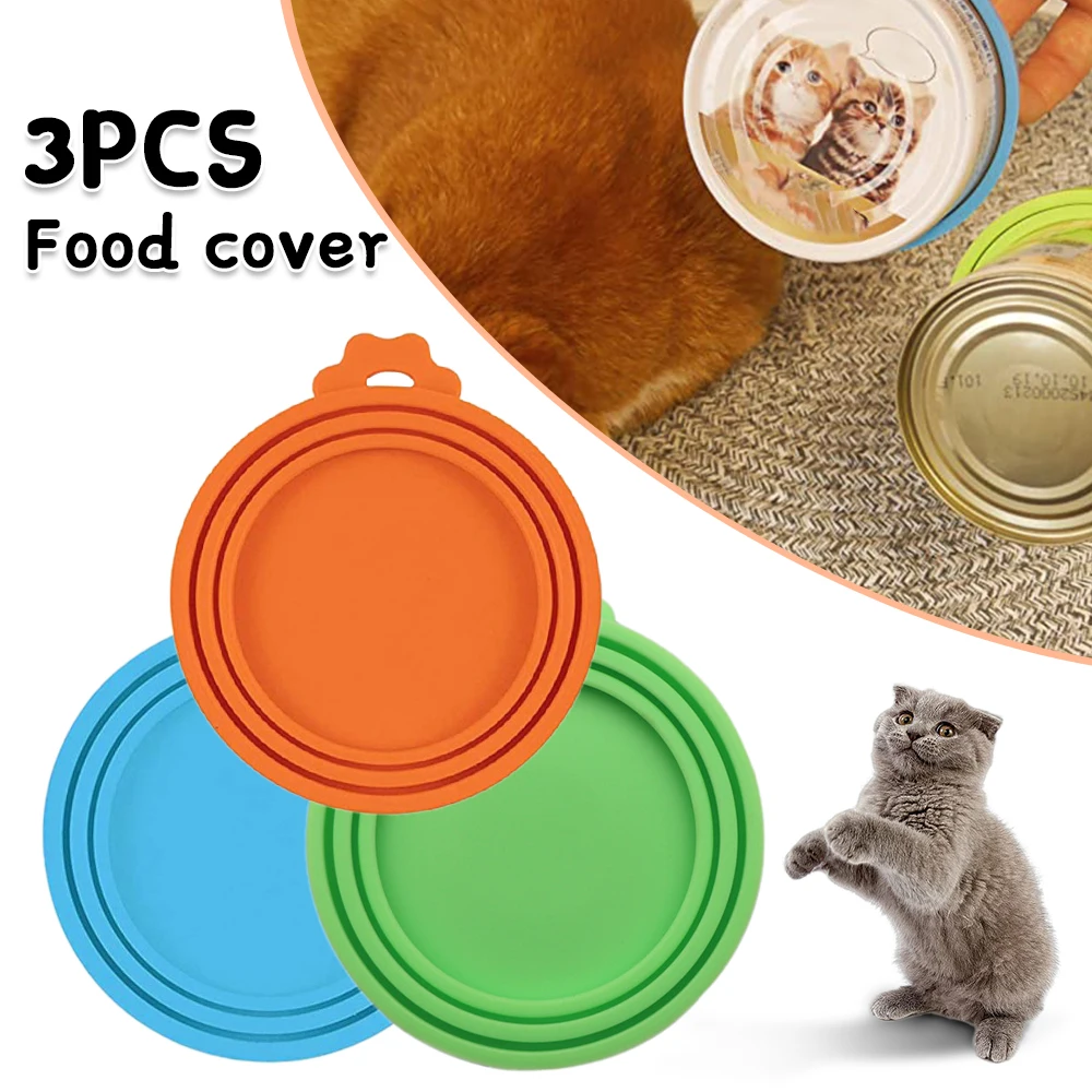 3 PCS Pet Food Can Cover BPA Free Silicone Food Can Lids Keep Food Fresh Fit All Standard Can Sizes Universal Can Tops Kitchen
3 PCS Pet Food Can Cover BPA Free Silicone Food Can Lids Keep Food Fresh Fit All Standard Can Sizes Universal Can Tops Kitchen