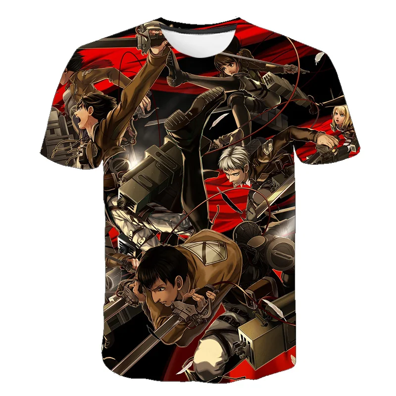 New Boys and Girls 3D T-Shirt Attack on Titan Theme Top Fashion Cartoon Anime Tee Cool Style Street Hip Hop Casual Short Sleeve
New Boys and Girls 3D T-Shirt Attack on Titan Theme Top Fashion Cartoon Anime Tee Cool Style Street Hip Hop Casual Short Sleeve