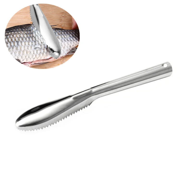 High quality stainless steel fish skin brush serrated fish scale cleaner to easily remove fish scale scraper kitchen tool
High quality stainless steel fish skin brush serrated fish scale cleaner to easily remove fish scale scraper kitchen tool