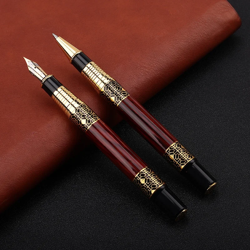 High Quality 530 Golden Carving Mahogany Business Office School Student Office Supplies Fountain Pen Ink Pen Ink Pen 
High Quality 530 Golden Carving Mahogany Business Office School Student Office Supplies Fountain Pen Ink Pen Ink Pen