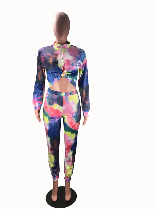 New Tie Dye Two Piece Set Women Long Sleeve Zipper Up High Elastic Casual Hooded Top Sport Suit Jogger Set Wholesale Dropshpping
New Tie Dye Two Piece Set Women Long Sleeve Zipper Up High Elastic Casual Hooded Top Sport Suit Jogger Set Wholesale Dropshpping