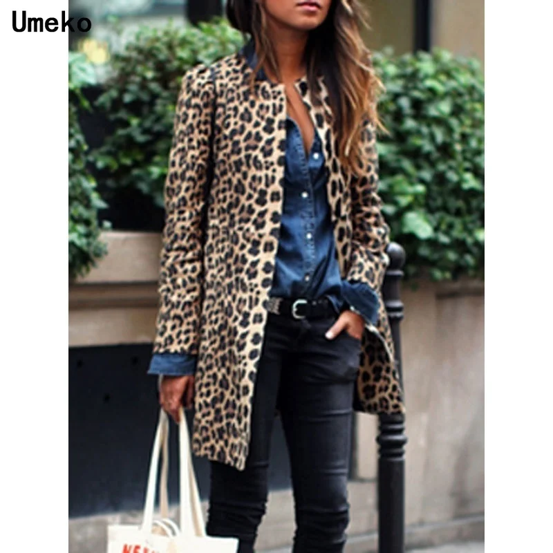 Umeko 2020 Autumn Spring Women Coat Leopard O-neck Full Sleeve Long Jackets Street Style Coat Female Harajuku Plus Size Jacket
Umeko 2020 Autumn Spring Women Coat Leopard O-neck Full Sleeve Long Jackets Street Style Coat Female Harajuku Plus Size Jacket
