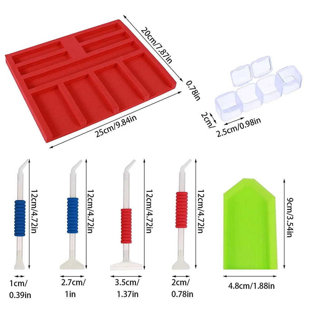 Diamond Painting Tray Organizer Holder with 16 Drill Storage Boxes DIY Diamond Painting Accessories diamond painting kits
Diamond Painting Tray Organizer Holder with 16 Drill Storage Boxes DIY Diamond Painting Accessories diamond painting kits