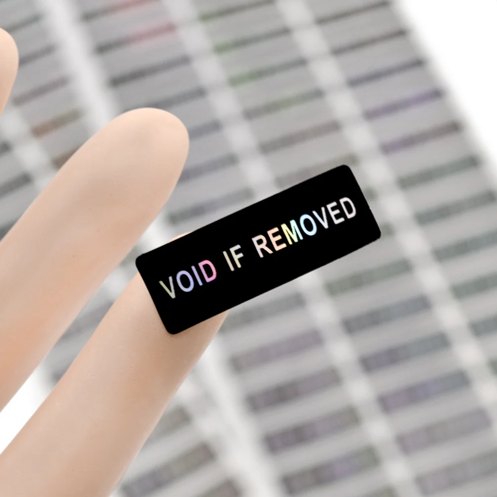 Hologram Void Tamper Evident Warranty Stickers Black Decals DIY Album Scrapbooking Decoration
Hologram Void Tamper Evident Warranty Stickers Black Decals DIY Album Scrapbooking Decoration