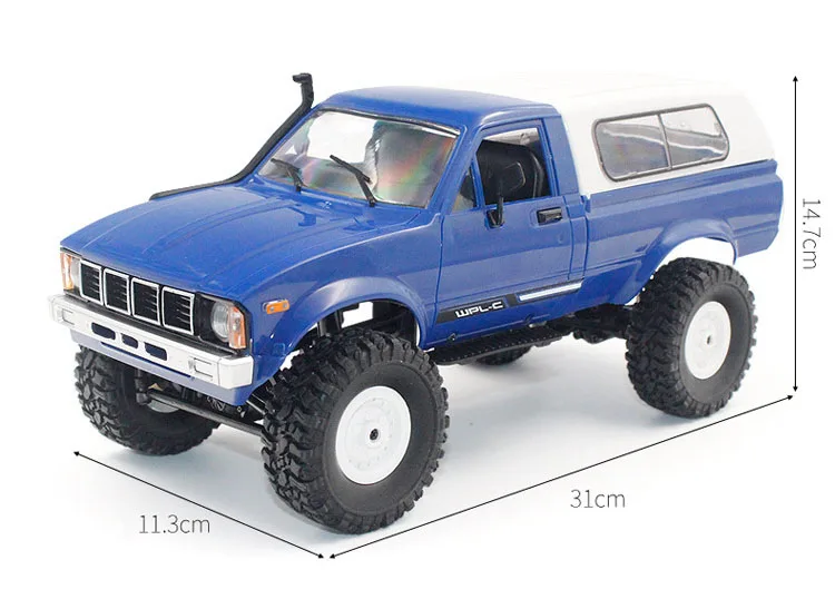 RC WPL C24 Car 1:16 4WD Radio Control Off-Road Mini RTR Kit Rock Crawler Electric Buggy Moving Machine Kids s Toys
RC WPL C24 Car 1:16 4WD Radio Control Off-Road Mini RTR Kit Rock Crawler Electric Buggy Moving Machine Kids s Toys