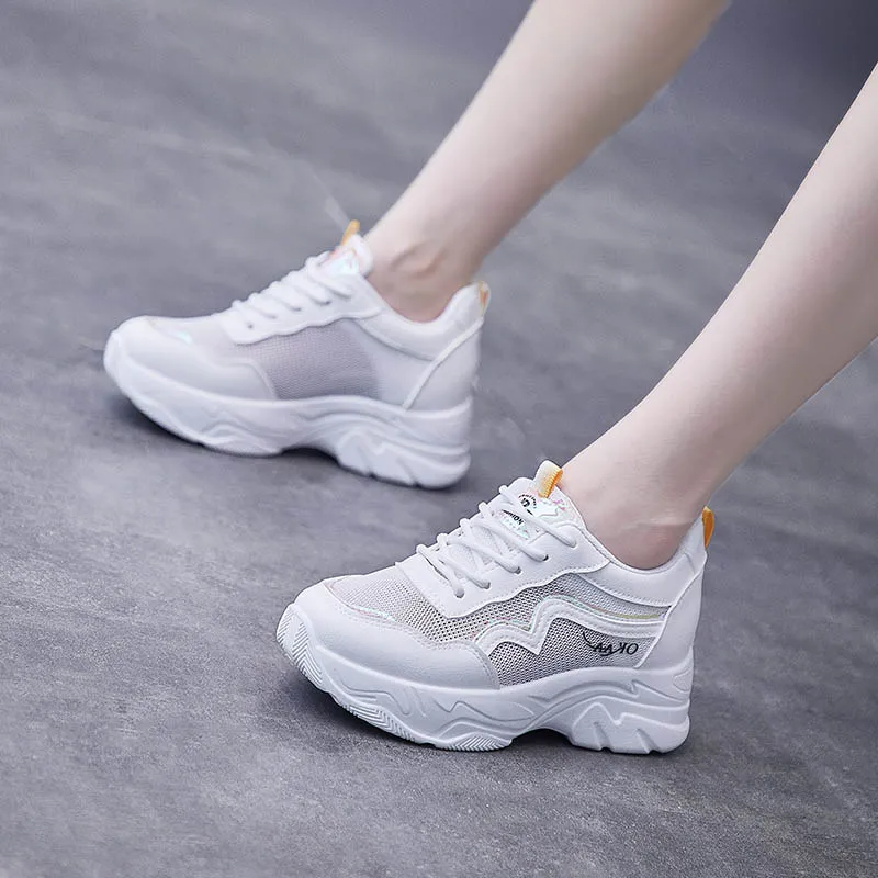 White Shoes Women Platform sneakers Shoes Slip-on Sneakers Breathable Female Height Increasing Footwear Chaussures Mesh Chunky
White Shoes Women Platform sneakers Shoes Slip-on Sneakers Breathable Female Height Increasing Footwear Chaussures Mesh Chunky