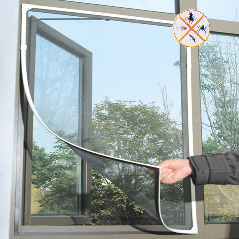150cmx130cm Fly Mosquito Window Net Mesh Screen Indoor Insect Fly Screen Curtain Mesh Mosquito Net
150cmx130cm Fly Mosquito Window Net Mesh Screen Indoor Insect Fly Screen Curtain Mesh Mosquito Net