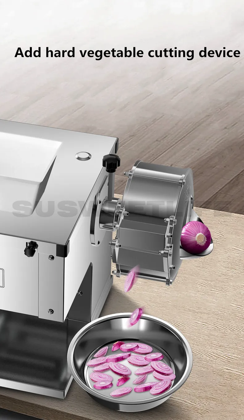 Meat slicer Commercial electric slicer Cut fish fillet and shredded meat Automatic vegetable cutting Stainless steel
Meat slicer Commercial electric slicer Cut fish fillet and shredded meat Automatic vegetable cutting Stainless steel