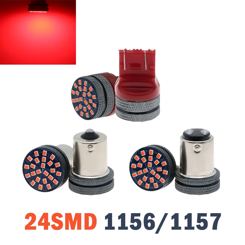 10pcs 1156 1157 7443 BA15S P21W 2016 24 smd LED Car Tail Bulb Brake Lights 12V DC Auto Reverse Lamp Daytime Running Signal Light
10pcs 1156 1157 7443 BA15S P21W 2016 24 smd LED Car Tail Bulb Brake Lights 12V DC Auto Reverse Lamp Daytime Running Signal Light