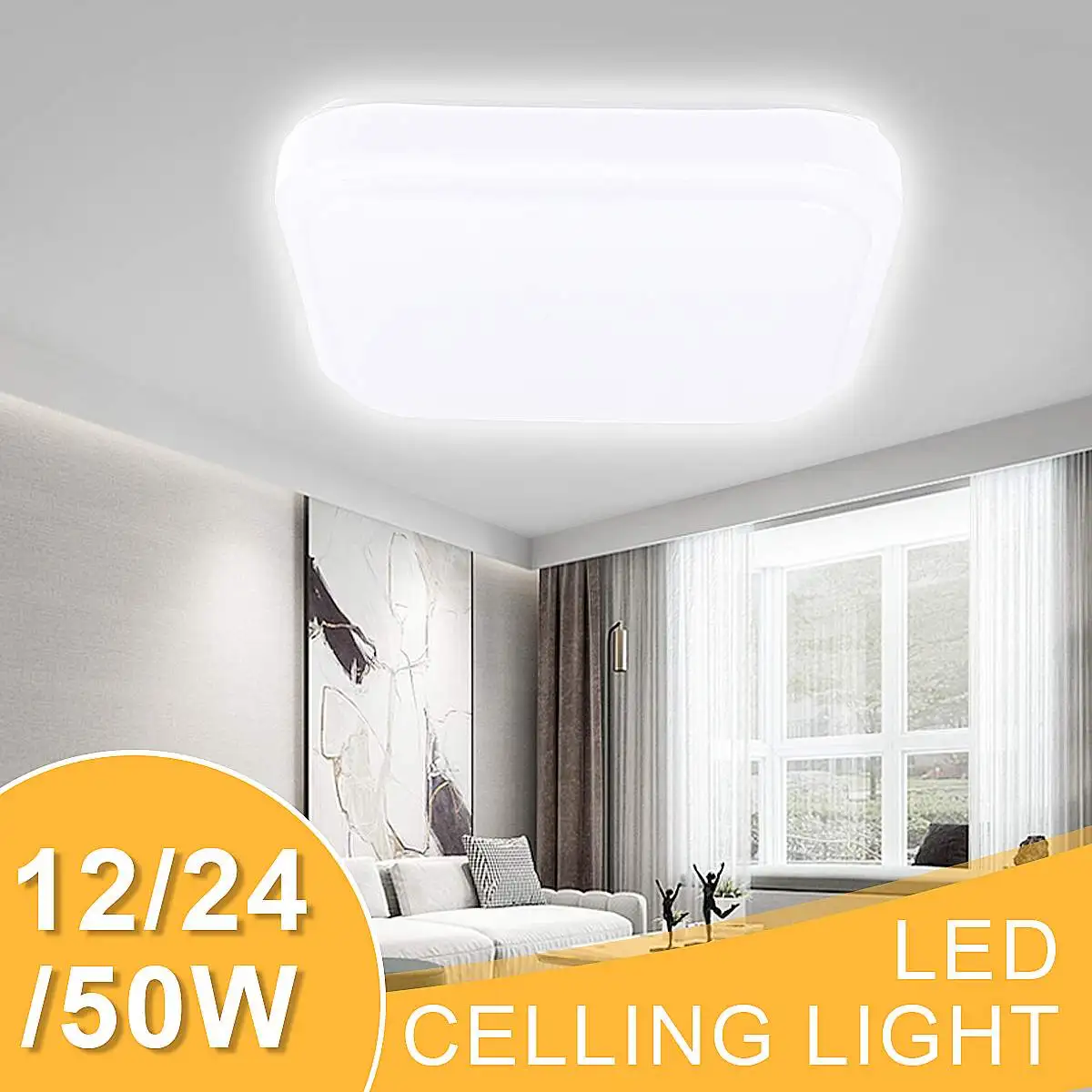 Modern LED Ceiling Light Ultra Thin led Panel Light Mount Flush Square led Down Light Bedroom Living room Lamp 50W 24W 12W
Modern LED Ceiling Light Ultra Thin led Panel Light Mount Flush Square led Down Light Bedroom Living room Lamp 50W 24W 12W
