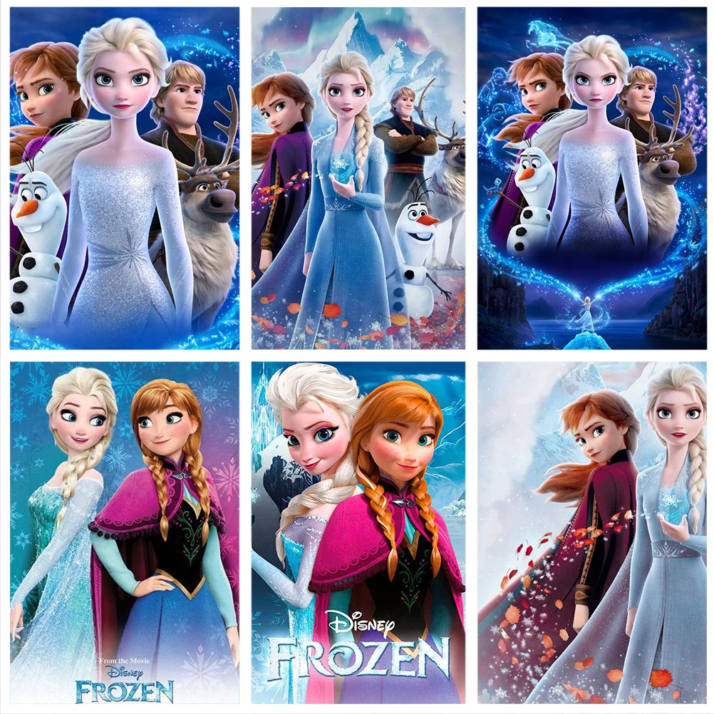 Disney Cartoon Ice Sister Elsa Anna 5D DIY Diamond Painting Cross Stitch Full Square Round Diamond Embroidery Mosaic Home Decor
Disney Cartoon Ice Sister Elsa Anna 5D DIY Diamond Painting Cross Stitch Full Square Round Diamond Embroidery Mosaic Home Decor