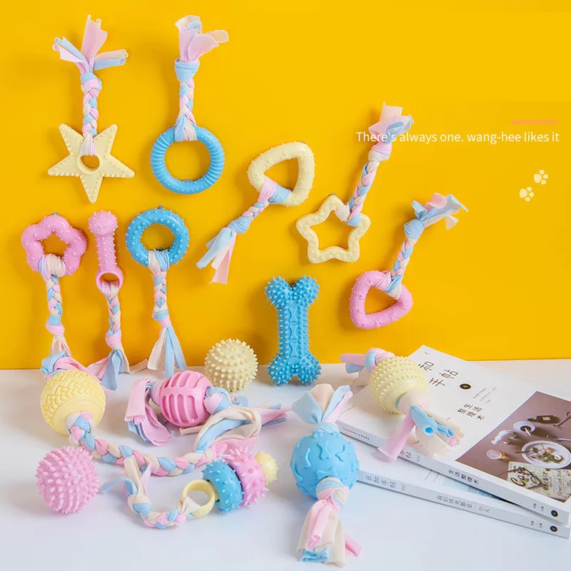 Pet Dog Toys for Small Dogs Bite Resistant Rubber Puppy Dog Chew Toy Playing Game Mascota Rope Knot Pet Accessories1pc
Pet Dog Toys for Small Dogs Bite Resistant Rubber Puppy Dog Chew Toy Playing Game Mascota Rope Knot Pet Accessories1pc