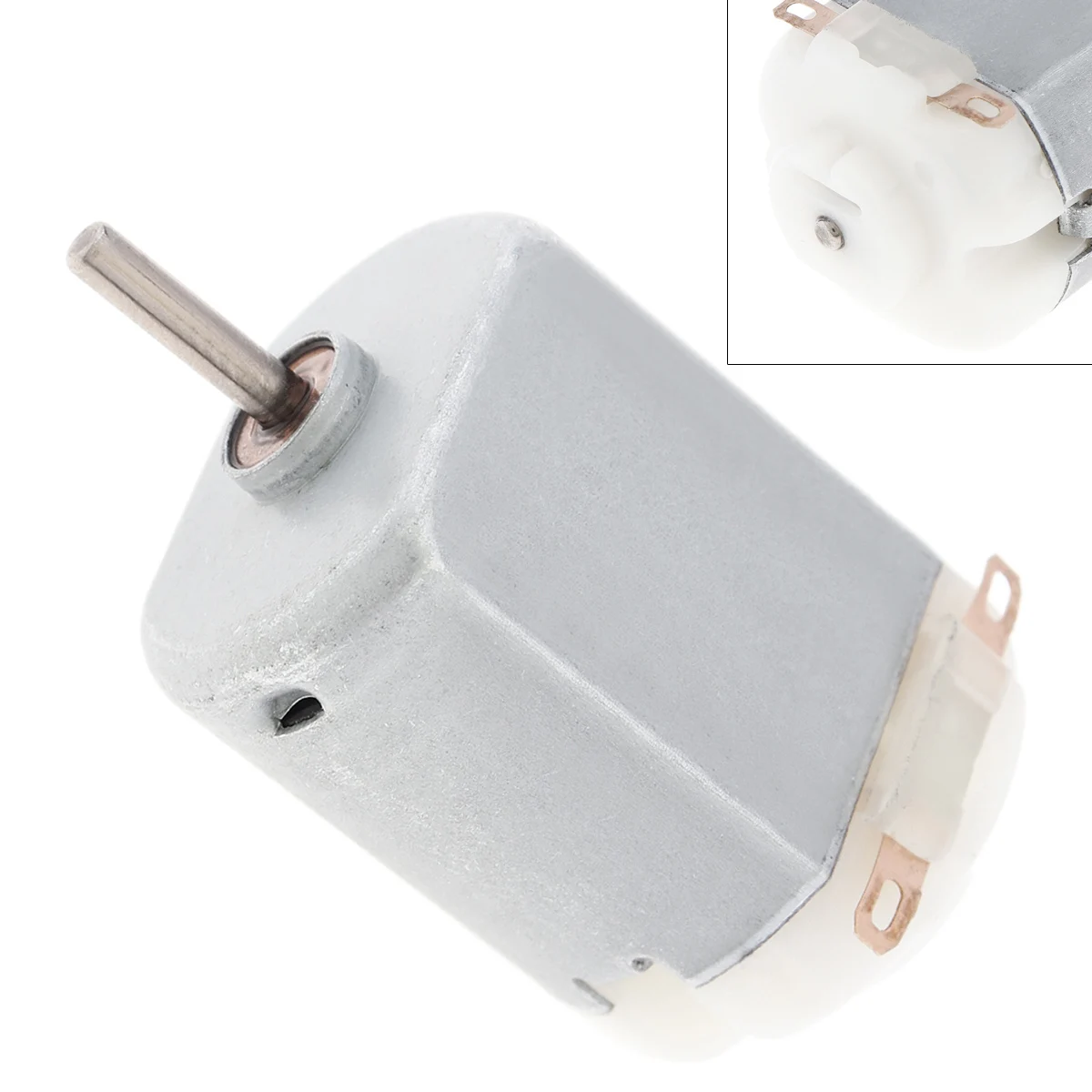 130 3V 2.1A 12300RPM Micro DC Motor Mini Fan Small Motor with Carbon Brush for DIY Electric Toys Hobbies/Household Appliances
130 3V 2.1A 12300RPM Micro DC Motor Mini Fan Small Motor with Carbon Brush for DIY Electric Toys Hobbies/Household Appliances